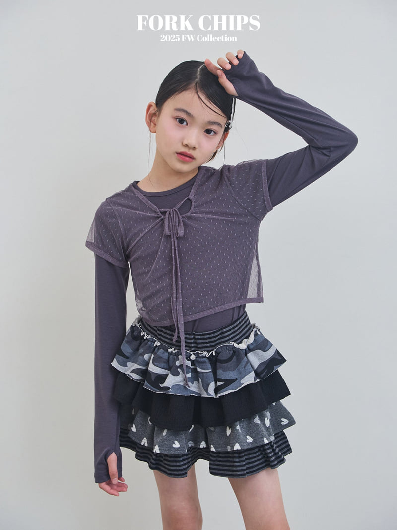 Fork Chips - Korean Children Fashion - #stylishchildhood - Rabbit Dot Set - 7