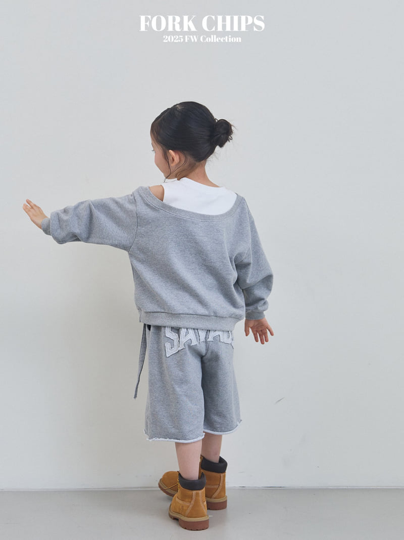 Fork Chips - Korean Children Fashion - #stylishchildhood - Wild Sweatshirt - 3