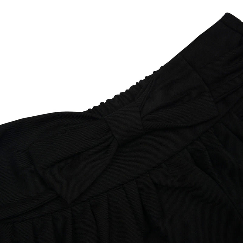 Fork Chips - Korean Children Fashion - #stylishchildhood - Blerry Ribbon Skirt - 12