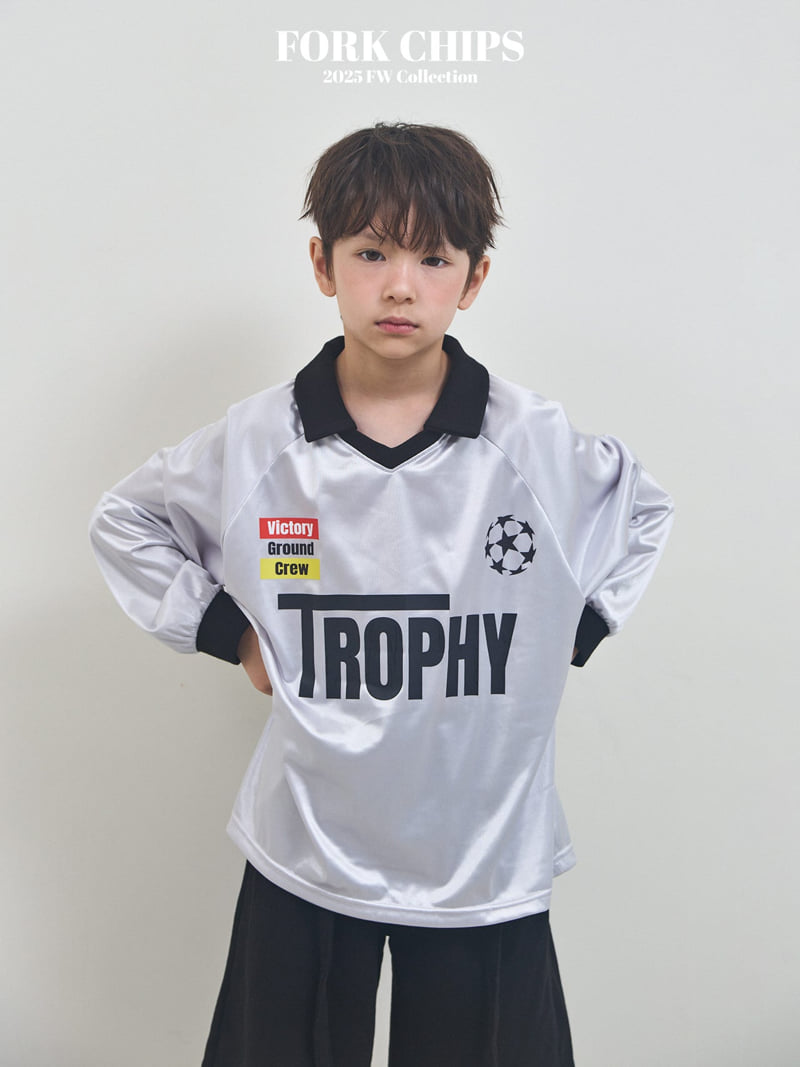 Fork Chips - Korean Children Fashion - #todddlerfashion - Trophy Tee - 2