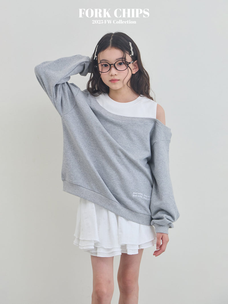 Fork Chips - Korean Children Fashion - #todddlerfashion - Wild Sweatshirt