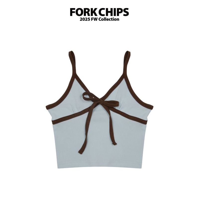 Fork Chips - Korean Children Fashion - #todddlerfashion - Butter Ribbed Sleeveless - 8