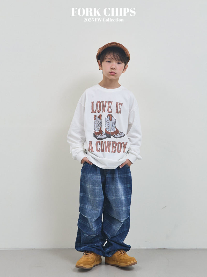 Fork Chips - Korean Children Fashion - #toddlerclothing - Western Tee - 5
