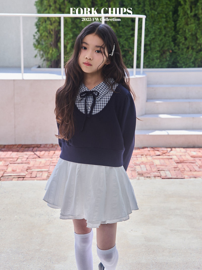 Fork Chips - Korean Children Fashion - #toddlerclothing - Preppy Sweatshirt