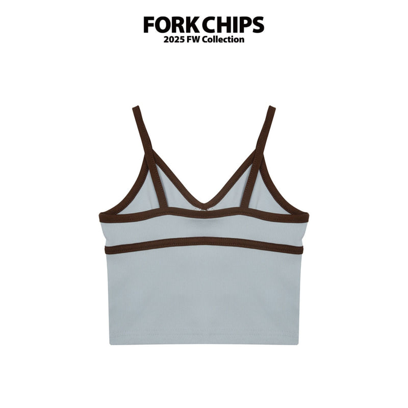 Fork Chips - Korean Children Fashion - #toddlerclothing - Butter Ribbed Sleeveless - 9