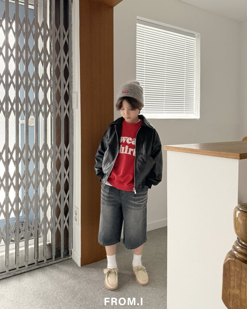 From I - Korean Children Fashion - #Kfashion4kids - Corduroy Denim Bermuda Pants - 11