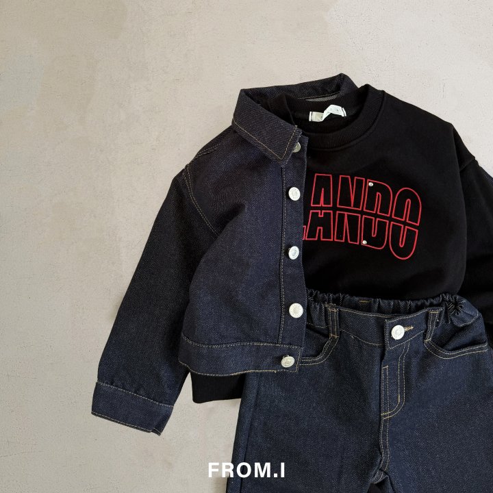 From I - Korean Children Fashion - #Kfashion4kids - Pocket Denim Jacket - 9