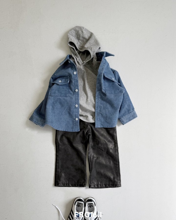 From I - Korean Children Fashion - #Kfashion4kids - Indigo Shirt - 10