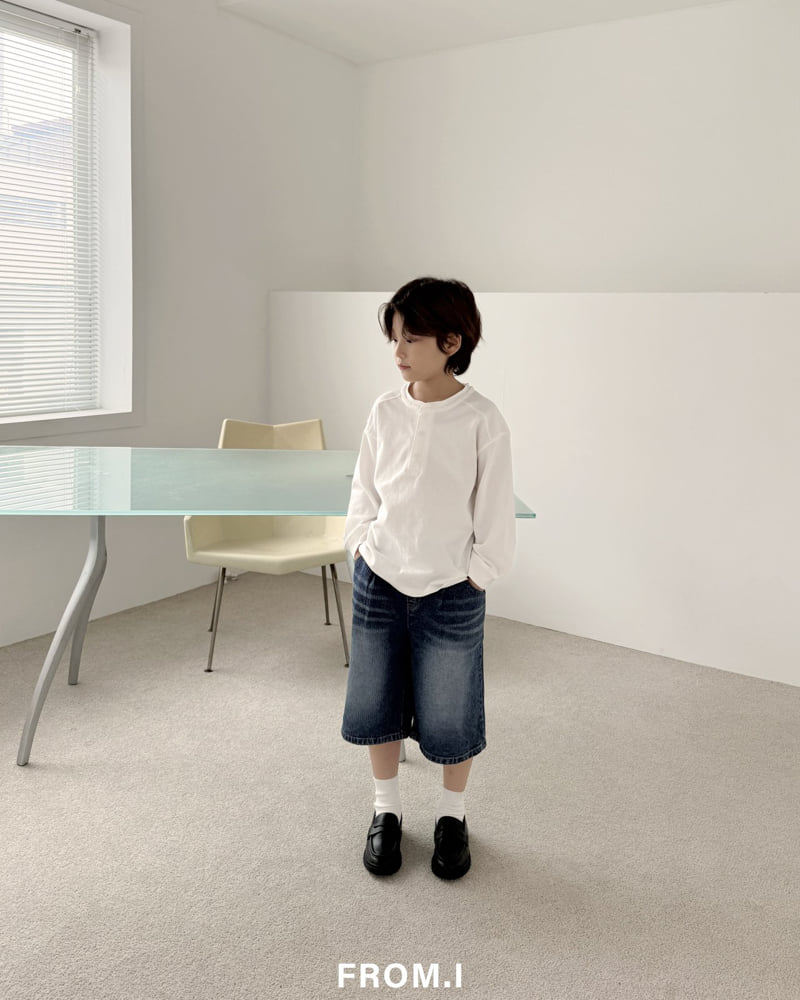 From I - Korean Children Fashion - #Kfashion4kids - Henley Neck Tee - 9