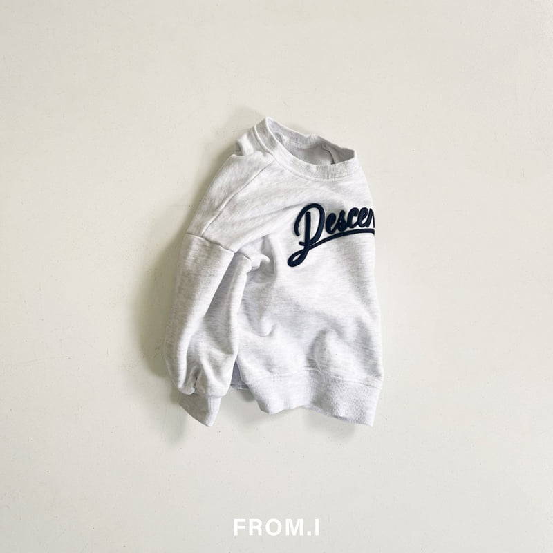 From I - Korean Children Fashion - #kidzfashiontrend - Descendant Embroidery Sweatshirt - 4