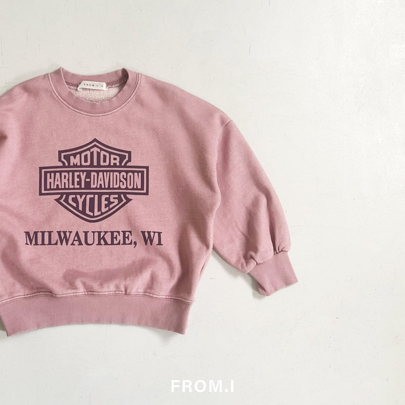 From I - Korean Children Fashion - #Kfashion4kids - Harley Pigment Sweatshirt - 3