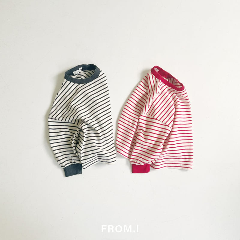 From I - Korean Children Fashion - #Kfashion4kids - PK Striped Tee - 3