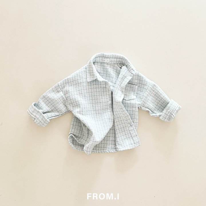 From I - Korean Children Fashion - #stylishchildhood - Tweed Shirt - 4