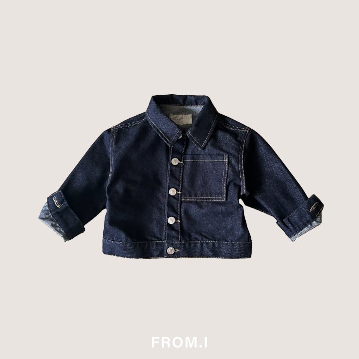 From I - Korean Children Fashion - #childofig - Pocket Denim Jacket
