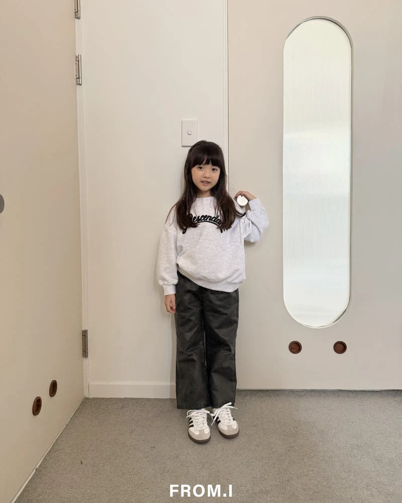 From I - Korean Children Fashion - #childofig - Descendant Embroidery Sweatshirt - 12