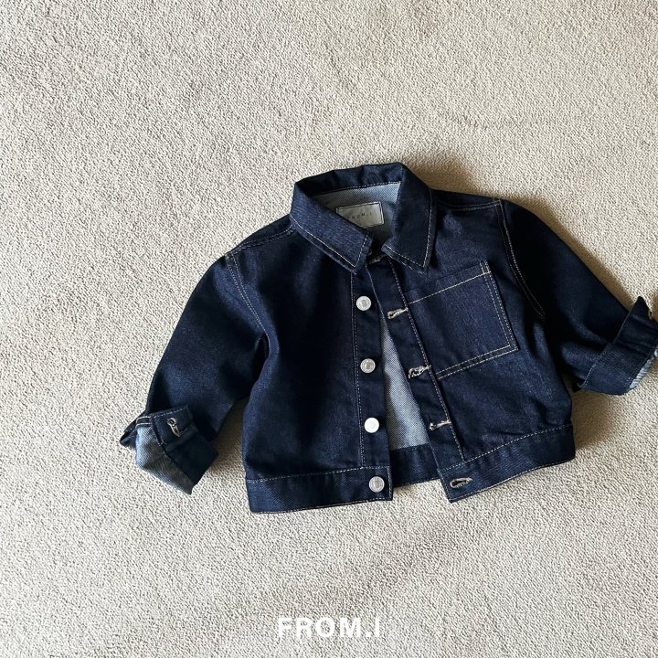 From I - Korean Children Fashion - #childrensboutique - Pocket Denim Jacket - 2