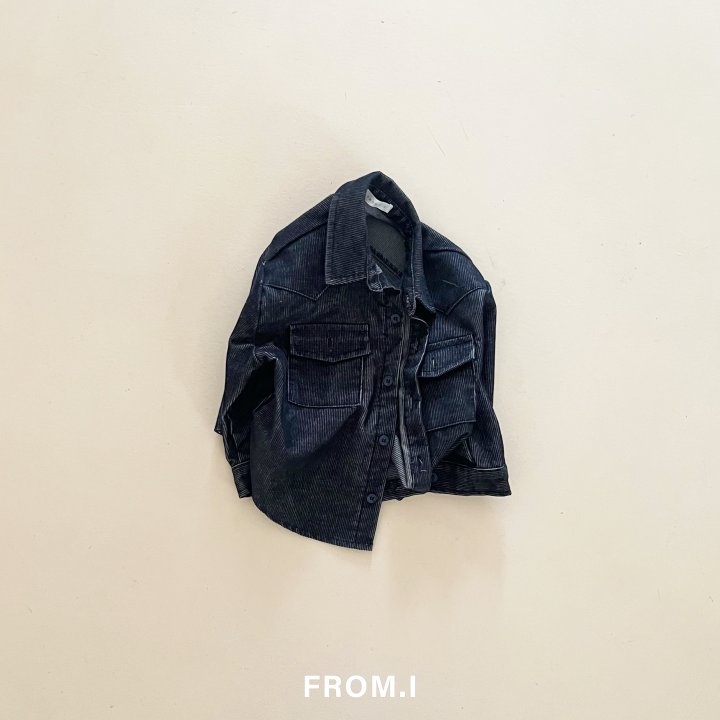 From I - Korean Children Fashion - #childrensboutique - Indigo Shirt - 4