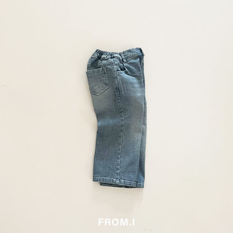 From I - Korean Children Fashion - #discoveringself - Corduroy Flare Denim Pants - 5
