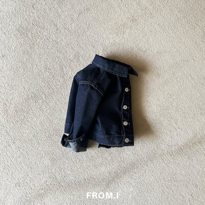 From I - Korean Children Fashion - #designkidswear - Pocket Denim Jacket - 4