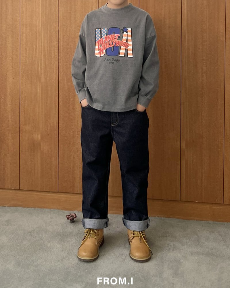From I - Korean Children Fashion - #fashionkids - USA Tee - 10