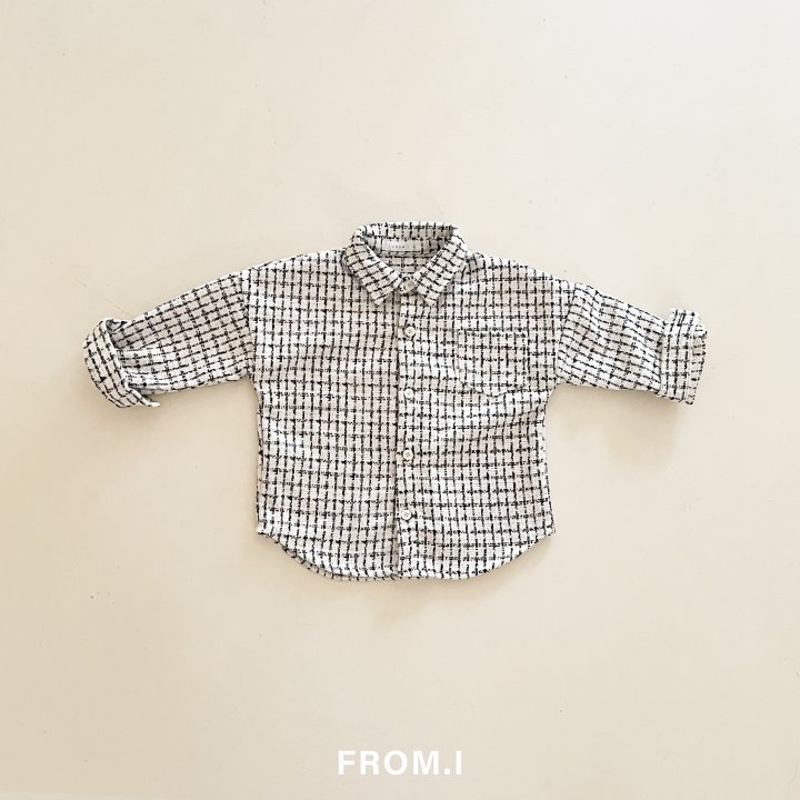 From I - Korean Children Fashion - #fashionkids - Tweed Shirt - 8