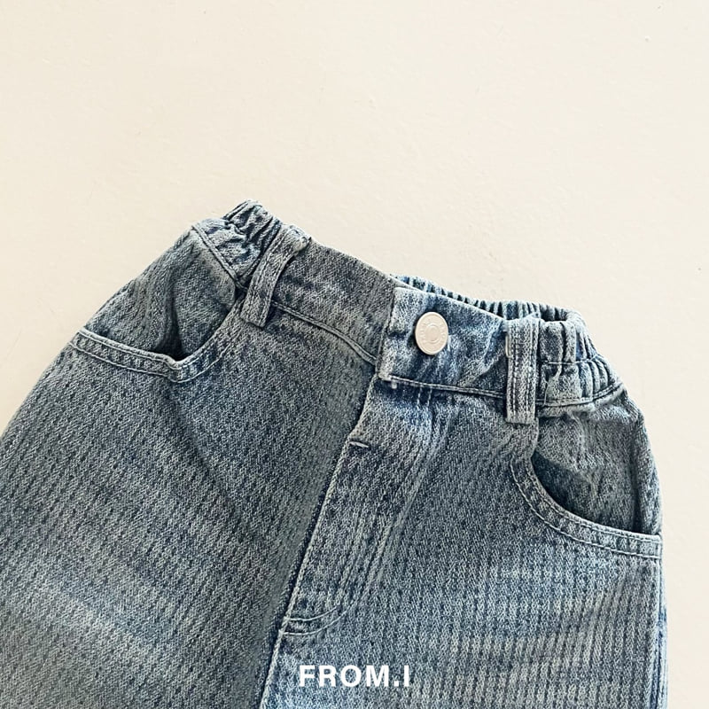 From I - Korean Children Fashion - #fashionkids - Corduroy Flare Denim Pants - 6