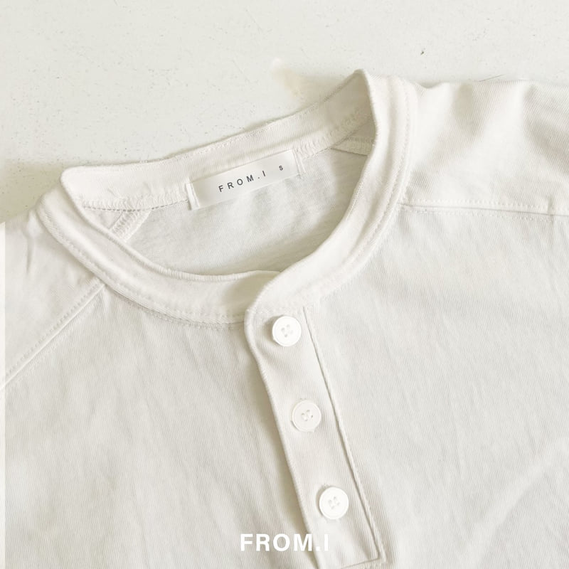 From I - Korean Children Fashion - #fashionkids - Henley Neck Tee - 5
