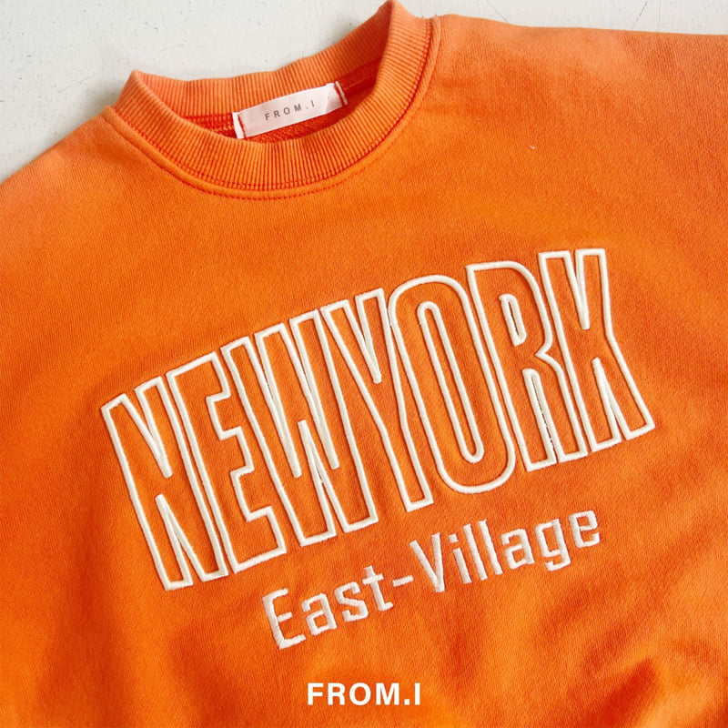 From I - Korean Children Fashion - #kidsshorts - New York Embossed Sweatshirt - 5