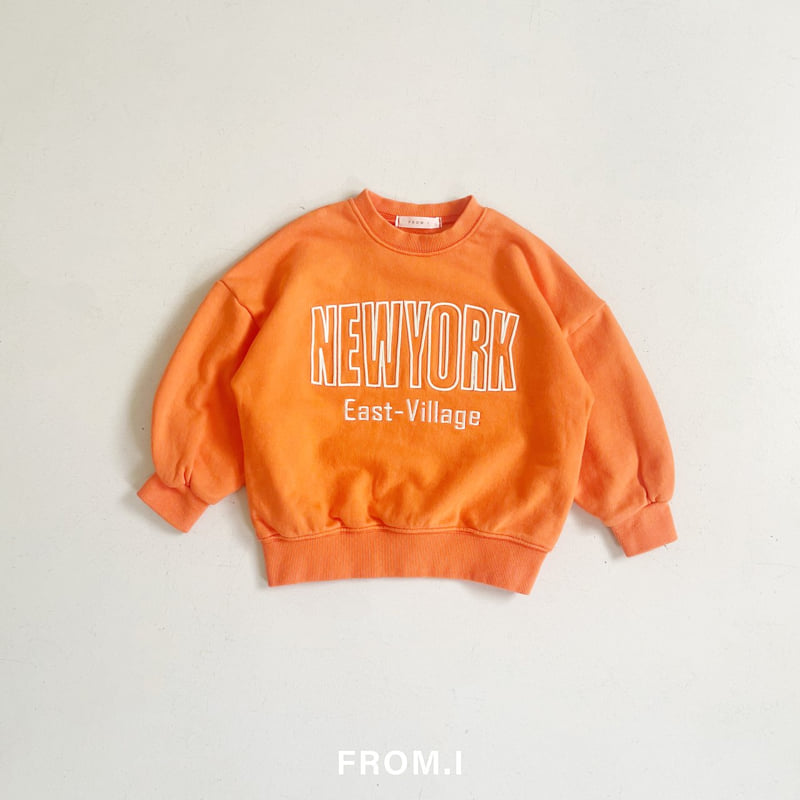 From I - Korean Children Fashion - #kidsstore - New York Embossed Sweatshirt - 6