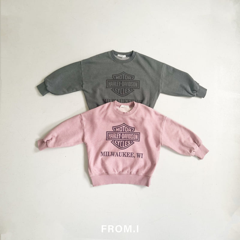 From I - Korean Children Fashion - #kidsstore - Harley Pigment Sweatshirt
