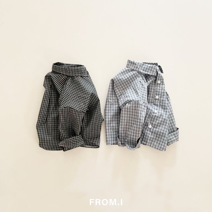 From I - Korean Children Fashion - #kidsstore - Check Shirt - 2
