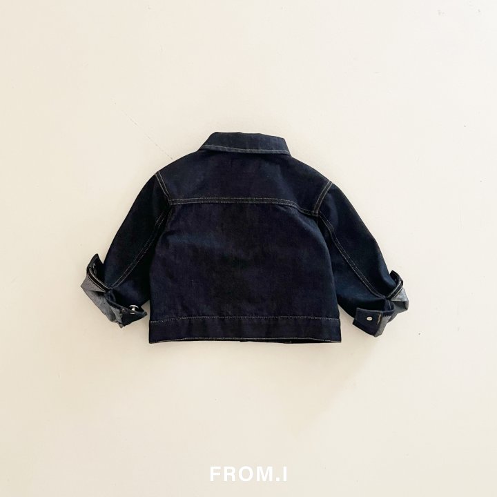 From I - Korean Children Fashion - #kidzfashiontrend - Pocket Denim Jacket - 8