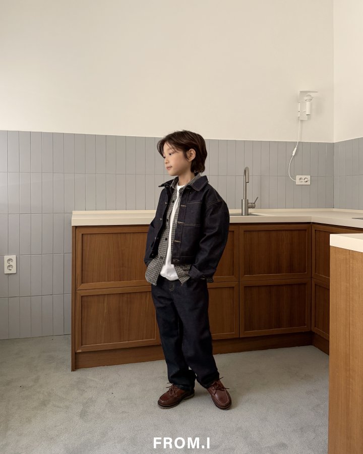 From I - Korean Children Fashion - #littlefashionista - Pocket Denim Jacket - 10