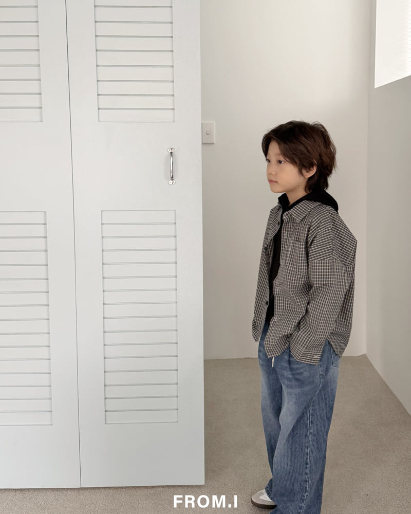 From I - Korean Children Fashion - #littlefashionista - String Corduroy Denim Pants - 12