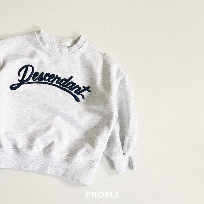 From I - Korean Children Fashion - #littlefashionista - Descendant Embroidery Sweatshirt - 5