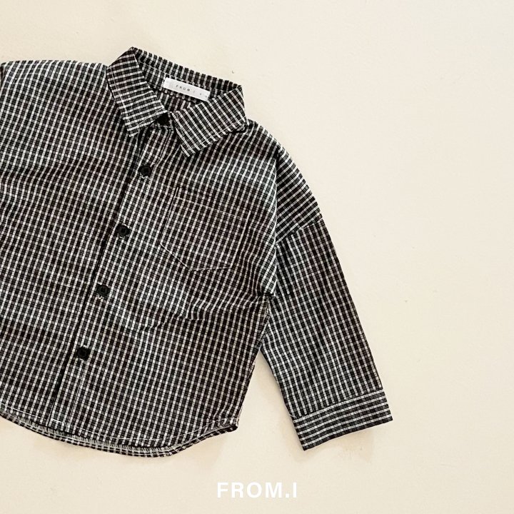 From I - Korean Children Fashion - #littlefashionista - Check Shirt - 5