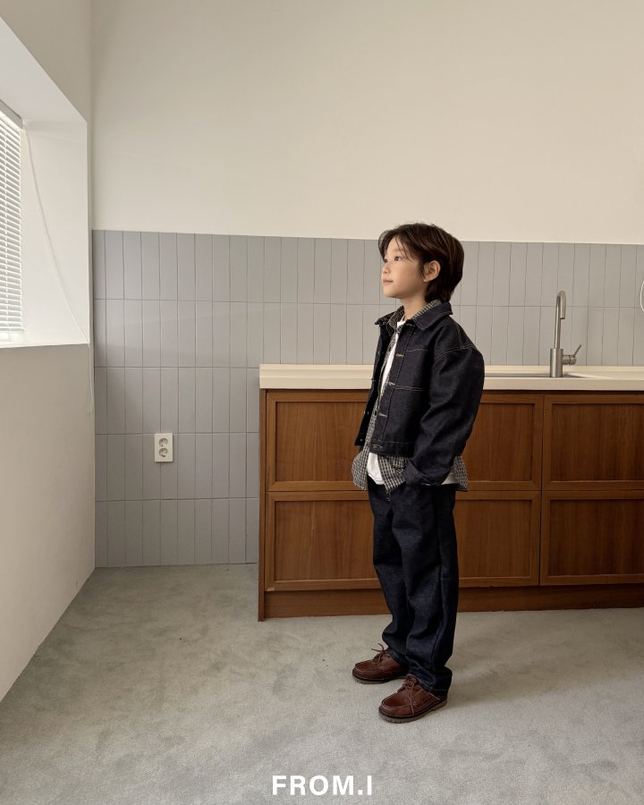 From I - Korean Children Fashion - #magicofchildhood - Pocket Denim Jacket - 11