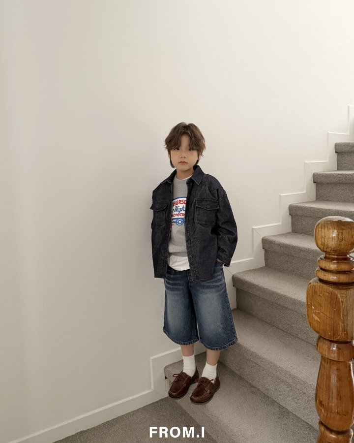 From I - Korean Children Fashion - #magicofchildhood - Indigo Shirt - 12
