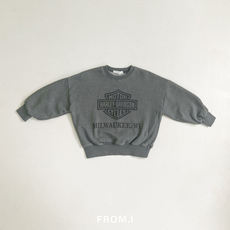 From I - Korean Children Fashion - #magicofchildhood - Harley Pigment Sweatshirt - 5