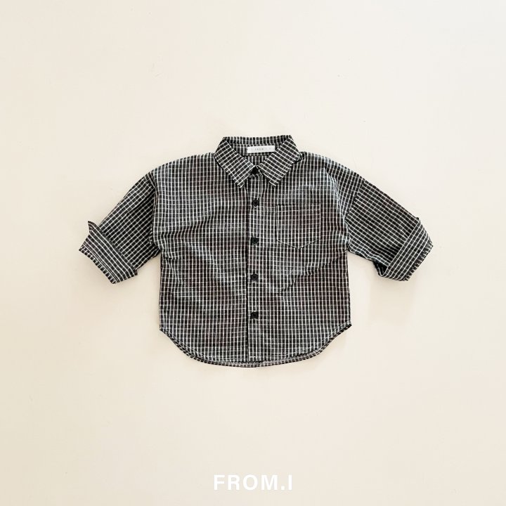 From I - Korean Children Fashion - #magicofchildhood - Check Shirt - 6