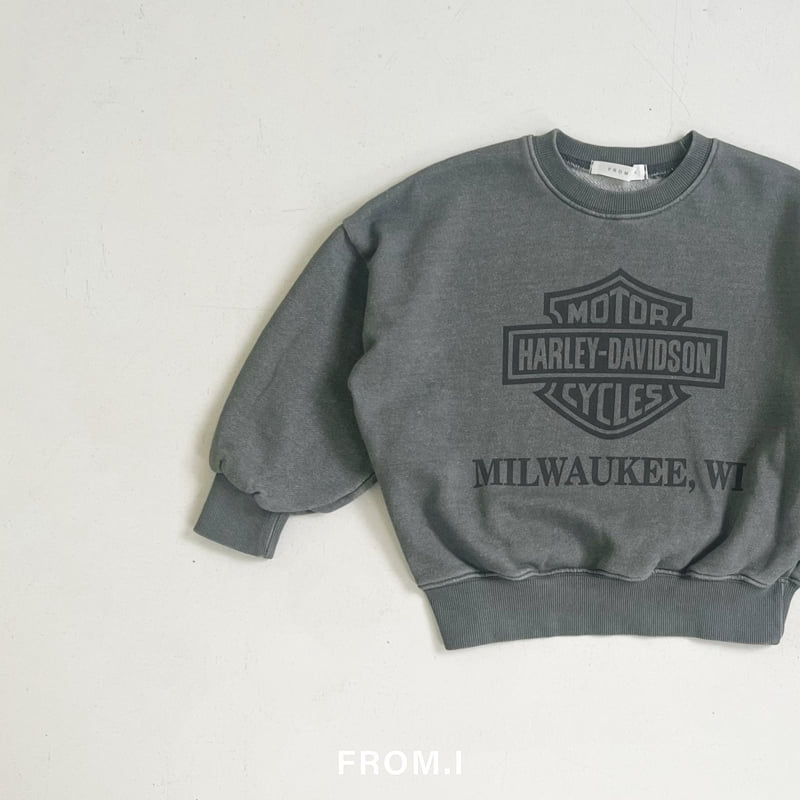 From I - Korean Children Fashion - #minifashionista - Harley Pigment Sweatshirt - 6