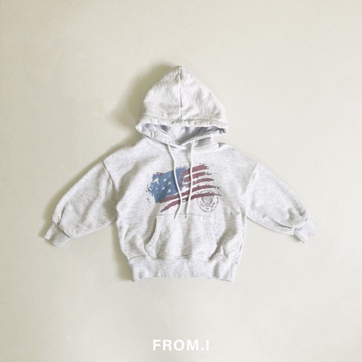 From I - Korean Children Fashion - #prettylittlegirls - Star-Spangled Hoodie - 2