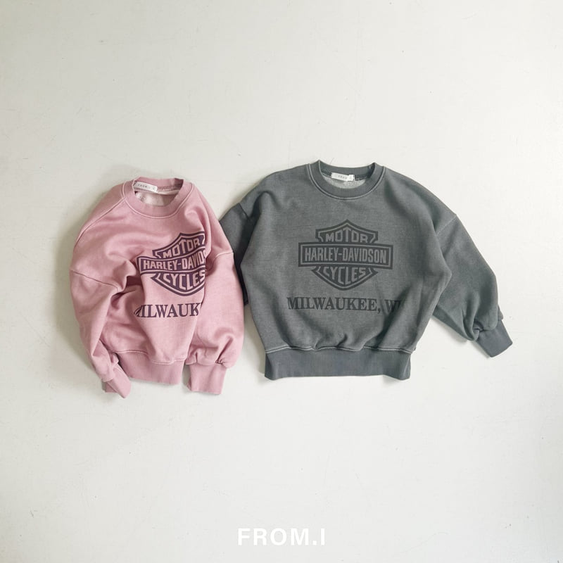 From I - Korean Children Fashion - #prettylittlegirls - Harley Pigment Sweatshirt - 7