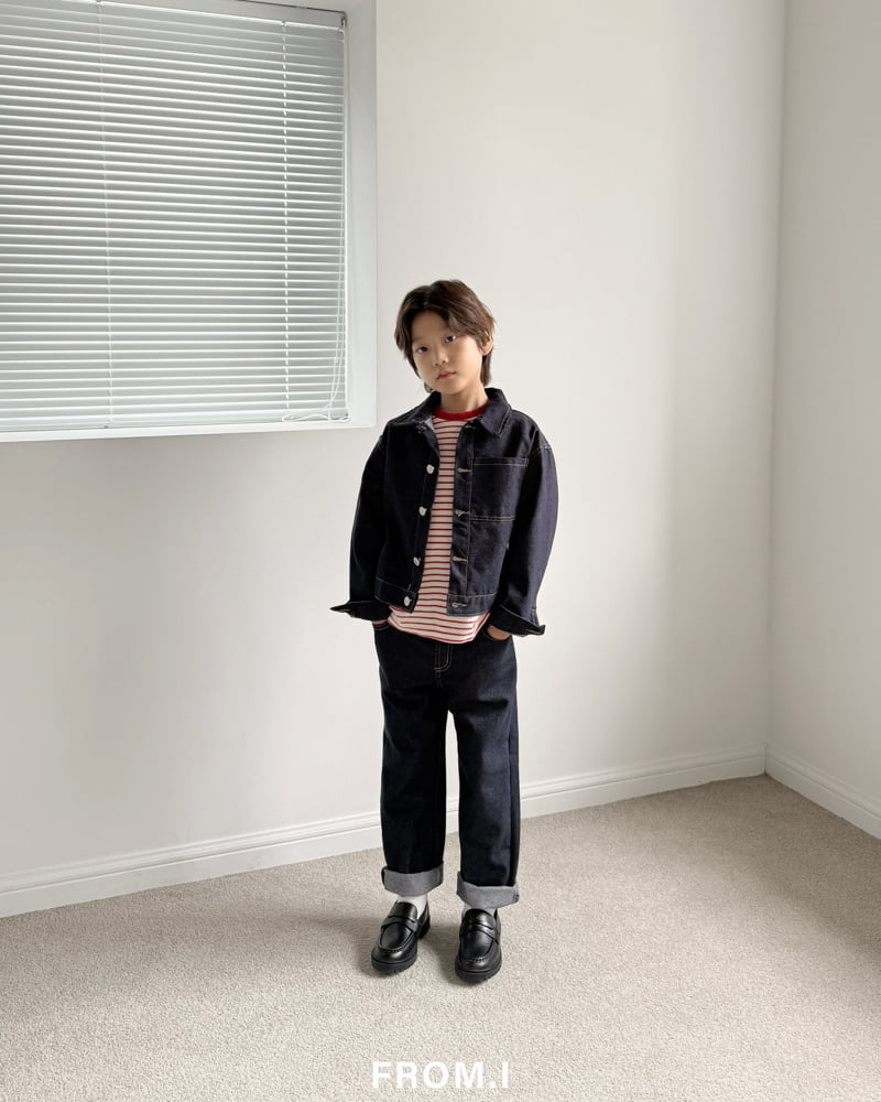From I - Korean Children Fashion - #stylishchildhood - Tapered Denim Pants - 8