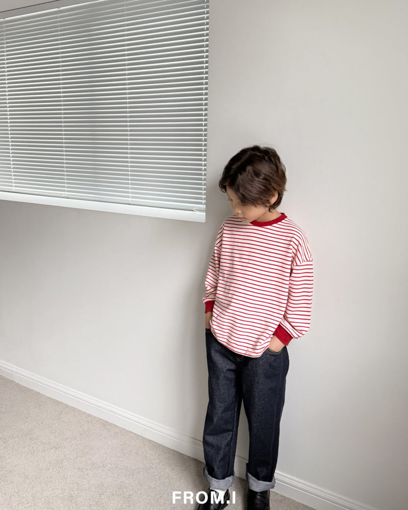 From I - Korean Children Fashion - #stylishchildhood - PK Striped Tee - 10