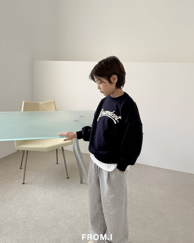 From I - Korean Children Fashion - #todddlerfashion - Descendant Embroidery Sweatshirt - 9