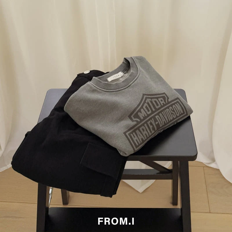 From I - Korean Children Fashion - #todddlerfashion - Harley Pigment Sweatshirt - 8