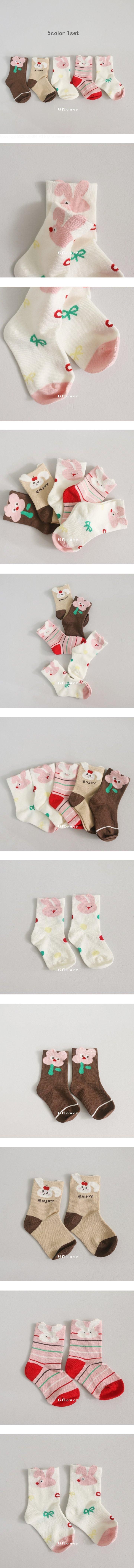 Bunny Socks Set by G Flower for Baby - view 1