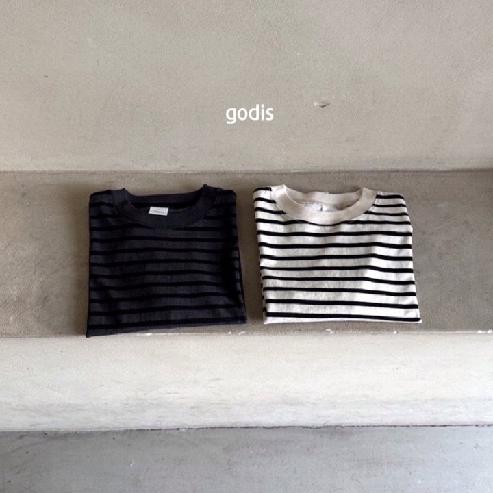Godis - Korean Children Fashion - #Kfashion4kids - Pig Stripe Tee