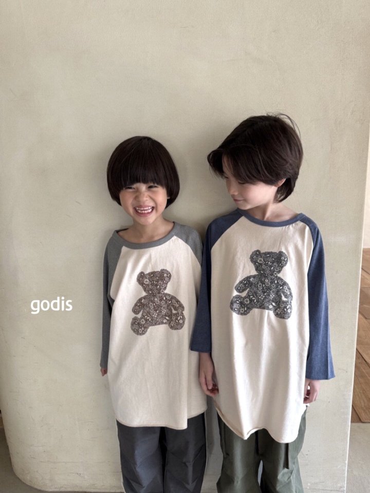 Godis - Korean Children Fashion - #childofig - Bare Long Raglan Tee - 5